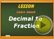 Decimal to Fraction video