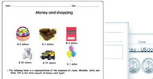Money worksheets 6th grade math worksheets on money