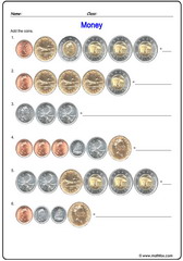 Money Canada 3 addition of coins