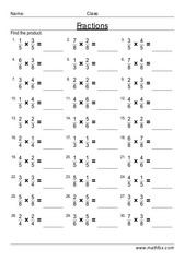 Multiply fractions