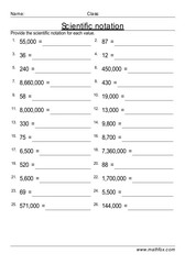 Scientific notation 1