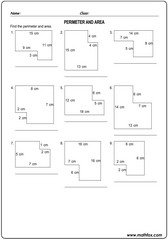 l shapes perimeter area